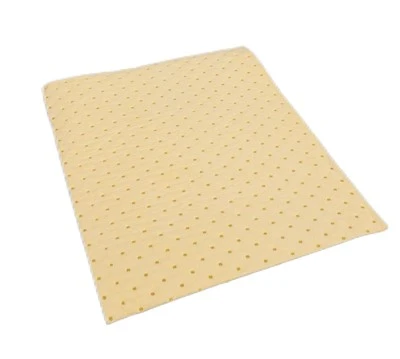 Yellow Hazmat Chemical Spill Absorbent Pad Environmental Product